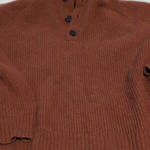 Banana Republic Merino Wool Rust Sweater